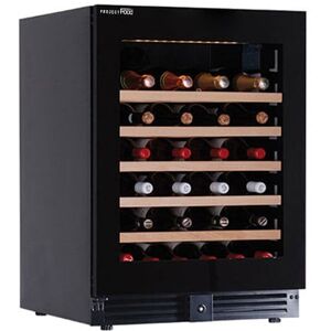 Cantina vini premium per 52 bottiglie mono temperatura a refrigerazione ventilata ripiani in legno