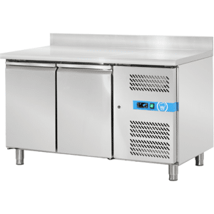 Tavolo refrigerato con n° 2 porte GN 1/1 con alzatina temp. da +2°C a +8°C prof. 70 cm classe C
