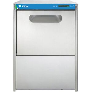 Lavabicchieri elettronica ad ACQUA PULITA trifase con cestello 40x40 cm completa di dosatore detergente e brillantante