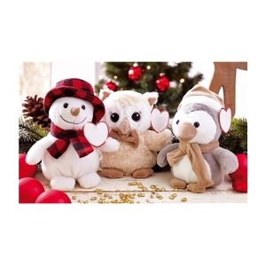 Peluche pupazzo di neve JOHANN neutro o personalizzato Gedshop