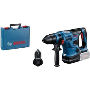 Bosch SPEDIZIONE IMMEDIATA - Martello perforatore Trapano avvitatore a batteria GBH 18V-34 CF Professional solo blu/nero, modulo Bluetooth, senza e caricabatterie, in valigetta [0611914001]
