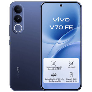 VIVO V70 FE Special Pack, Buds Air3 + 90W Flash Charger, 512 GB, Blu