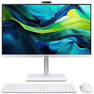 Acer Aspire C27A-GRPL AIO, 27 ", Intel® Core 5120U, RAM 16 GB, 512 GB SSD, Bianco, LCD, Windows 11 Home