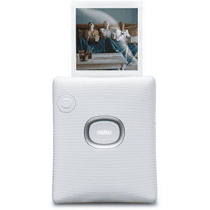 Fujifilm Stampante fotografica portatile mini instax SQUARE Link, per Smartphone a Sviluppo Istantaneo, bluetooth, Dimensioni Immagine 62x62 mm, bianco