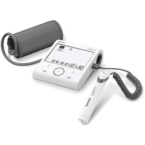 BEURER BM 96 Cardio Misuratore di Pressione da Braccio con Elettrocardiogramma, Rileva Fibrillazione Atriale e Aritmie, Bluetooth App