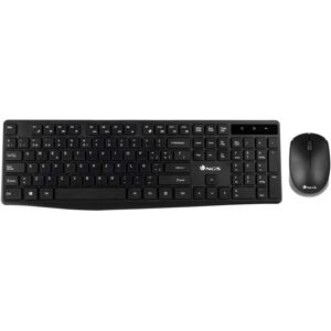 Ngs Kit Tastiera + Mouse Wireless Allure Nera