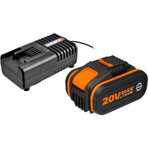 Batteria e caricabatteria Worx WA3604 20 V 4 Ah