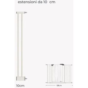 Nuvita 7551 - Estensione per cancelletto 7550 - 10 CM