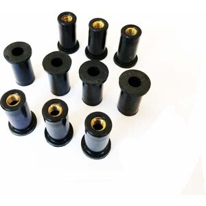 Big Mama Kayak INSERTI IN GOMMA AD ESPANSIONE DIAMETRO 12 MM - FORO M6 ( kit 10 pezzi)