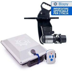 motore elettrico per kayak Bixpy K1 Outboard Kit con batteria PP-378 Wh v4 + Adattatore Low Profile Thruhull Pedal Drive