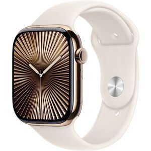 Apple Watch Series 10 46MM GPS + CELLULAR M/L Titanio Oro Galassia Sport Band