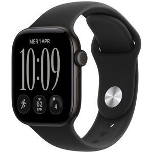 Apple Watch Series 12 GPS 42MM S/M Cassa Alluminio Nera e Sport Band Nero