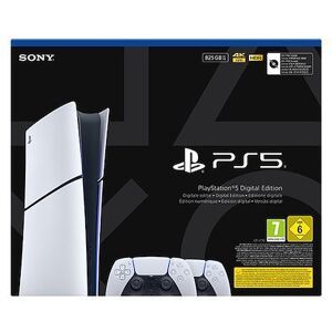 Sony Bundle PlayStation®5 edizione digitale 825 GB- due controller wireless DualSense®