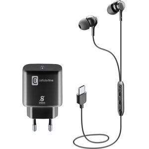 Cellular Line Kit Adattatore e Auricolari USB-C