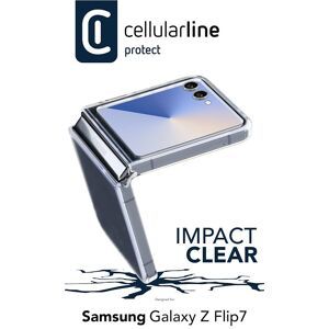 Cellular Line Custodia Galaxy Z Flip7 Impact Clear Trasparente
