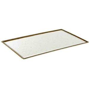 APS Vassoio GN "Stone Art" 32,5 x 53 cm Bianco, Marrone