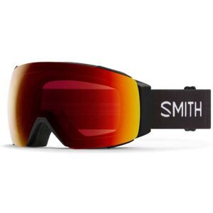 Smith - Maschera da sci/snowboard - I/O Mag Black Chromapop Sun Red Mirror - Nero