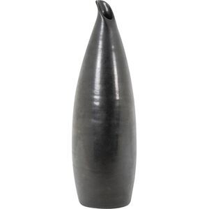 Vaso d& 39;epoca in terracotta tornito da Les Potiers d& 39;Accolay, 1955