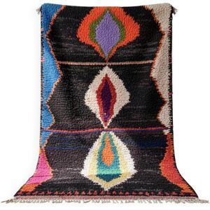 Tappeto marocchino fatto a mano in lana 2,5 x 1,5 m