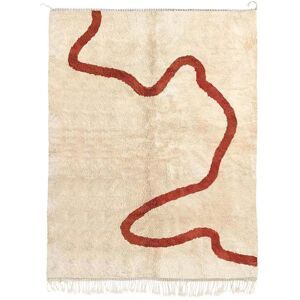 Tappeto tradizionale marocchino in lana 250x150cm - Fatto a mano dall'Atlante