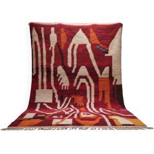 Autentico tappeto marocchino in lana tessuto a mano, 250x150 cm.