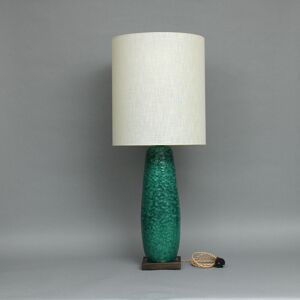 Pieter Groeneveldt - base per lampada in terracotta smaltata con paralume
