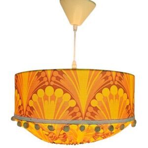 Philips - lampada a sospensione - NPD 28 - tessuto - metallo - bachelite - anni '60