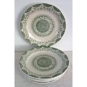 6 piatti piani in terracotta Fine Ware