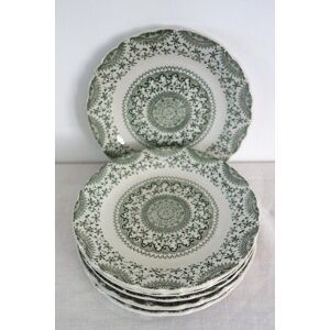 8 piatti da dessert in terracotta