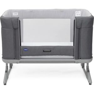 Chicco 00 7965 040 Next To Me Forever Lettino Culla Neonato Da Campeggio, Viaggio, Portatile Fianco Letto Per Co-Sleeping Con Ruote Colore Slate Grey
