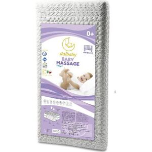 italbaby 010 2311 Massage - Materasso Lettino Anallergico Per Neonati 0+ 62 X 11 X 125 Cm Colore Bianco