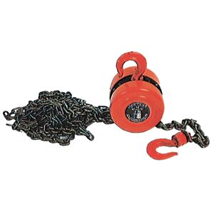 tea Hs-1tchain Bloc Paranco Manuale A Catena Portata 1000 Kg Lunghezza 3 Metri - Hs-1tchain Bloc