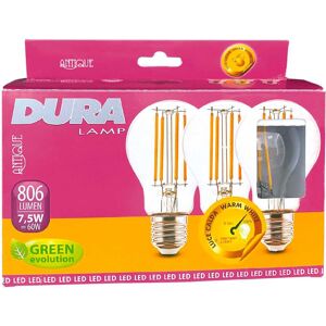 duralamp Trifgoc-W Led Set 3 Goccia 8w E27 L806 2700k Calda Confezioni 10 - Trifgoc-W