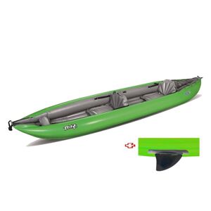 Gumotex Canoa Gonfiabile Twist2/1 Verde Con Pinna 045355-G (1c/11c)