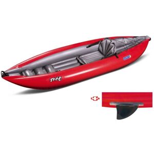 Gumotex Canoa Gonfiabile Twist1 Rosso Con Pinna 043948-R (5c/11c)