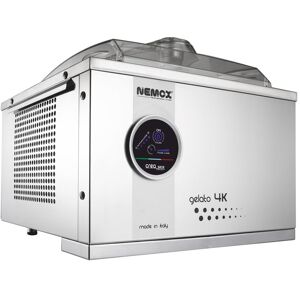 Nemox Mantecatore di Gelato 4K Touch - Capacità Oraria Lt 5,6 - Capacità per Ciclo Lt