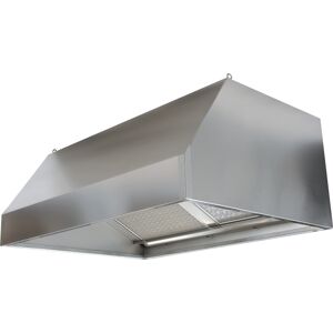 Aluminox Sas Cappa di Aspirazione a Parete PCARBO Inox 304 - Cm 90 x 100 x 60 h - N° Filtri I
