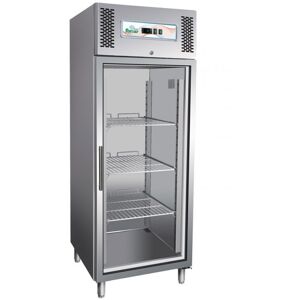 FORCAR Armadio Frigorifero GN650TNG con Porta in Vetro - Lt 650 - Temp. -2° +8°
