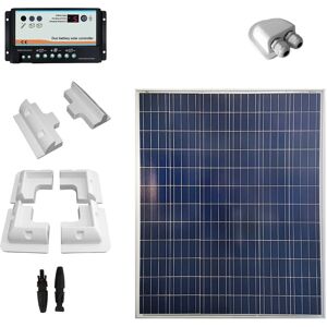 IoRisparmioEnergia Selection Kit fotovoltaico per camper con pannello 200Wp poli CAMP200B