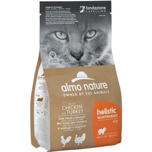 ALMO NATURE Cat Holistic Maintenance Pollo Tacchino 400G