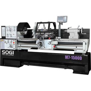 Tornio parallelo per metalli SOGI M7-1500D PB 58 mm - visualizzato 3 assi - Semi-Norton 230x1500 mm