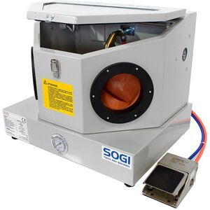 Sabbiatrice da banco professionale SOGI S-30 - 32 L - cabina di sabbiatura 410x310x195 mm - con accessori