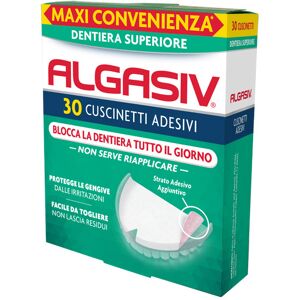 Algasiv Adesivo Protesi Dentaria Superiore 30 Pezzi