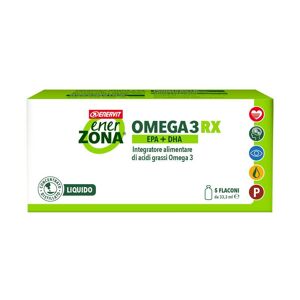 Enervit Enerzona Omega 3 Rx Integratore Omega 3 5 Flaconcini