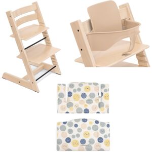 Stokke Kit Tripp Trapp con Cuscino e Baby Set 2 Natural - Soul System