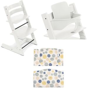 Stokke Kit Tripp Trapp con Cuscino e Baby Set 2 White - Soul System
