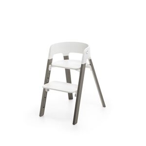 Stokke Steps Seggiolone Bianco - Hazy Grey