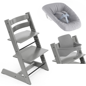 Stokke Promo Tripp Trapp e Newborn con Baby Set Storm Grey