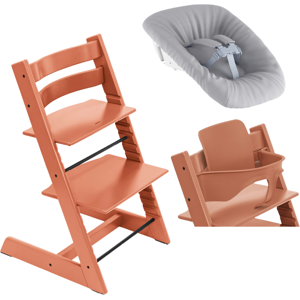 Stokke Promo Tripp Trapp e Newborn con Baby Set 2 Terracotta
