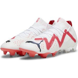 Puma Future Ultimate FG/AG - scarpe da calcio per terreni compatti/duri - uomo White/Red 9,5 UK